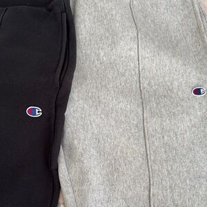 Champion 2 pairs of  Black and Gray Joggers